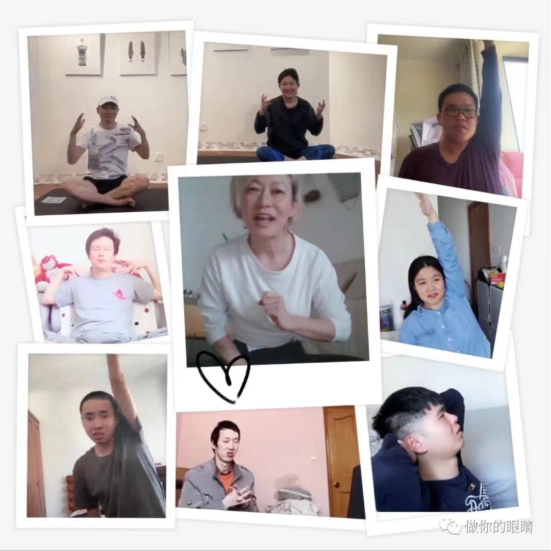 慕晨老师带领大家线上练习生活小瑜伽 Mu Chen's Online Yoga Guidance Session 